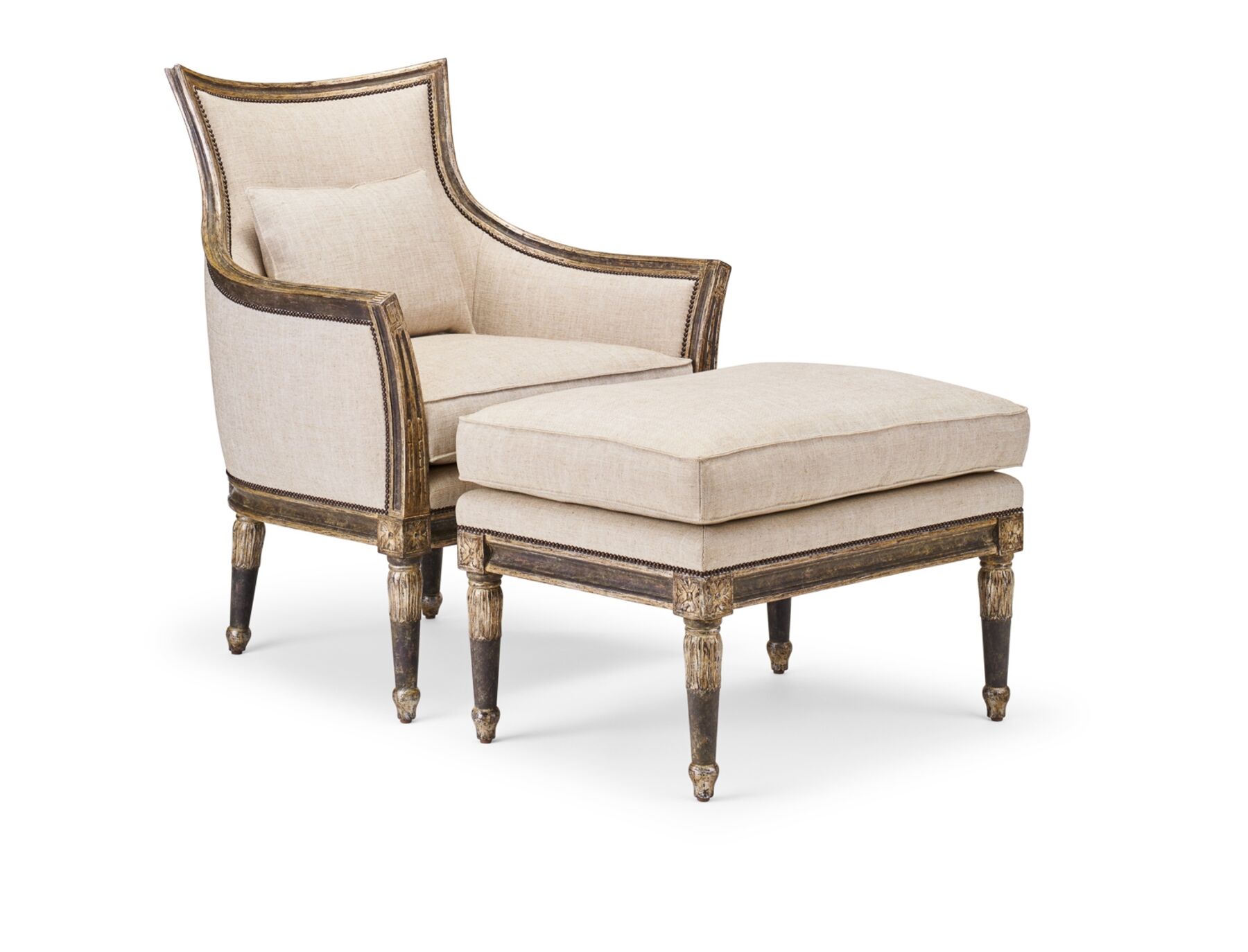 Otto Jos. Klier オットー ヨス クライアー No.11 3/4 Louis XVI Ottoman | Gregorius Pineo