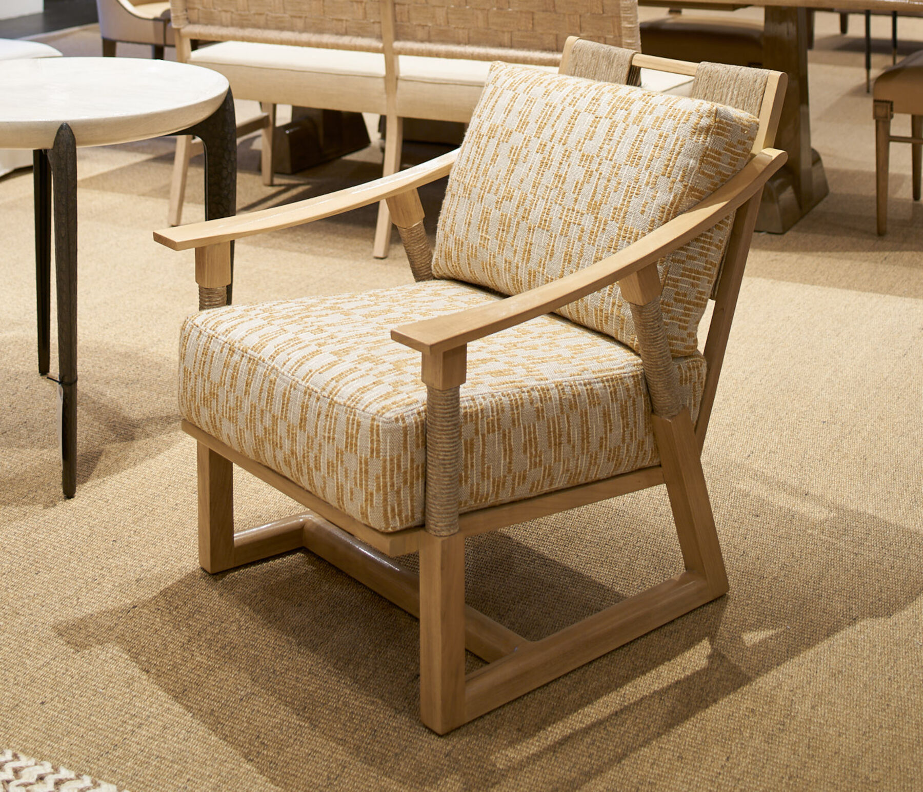 Moritz Lounge Chair rush | Gregorius Pineo