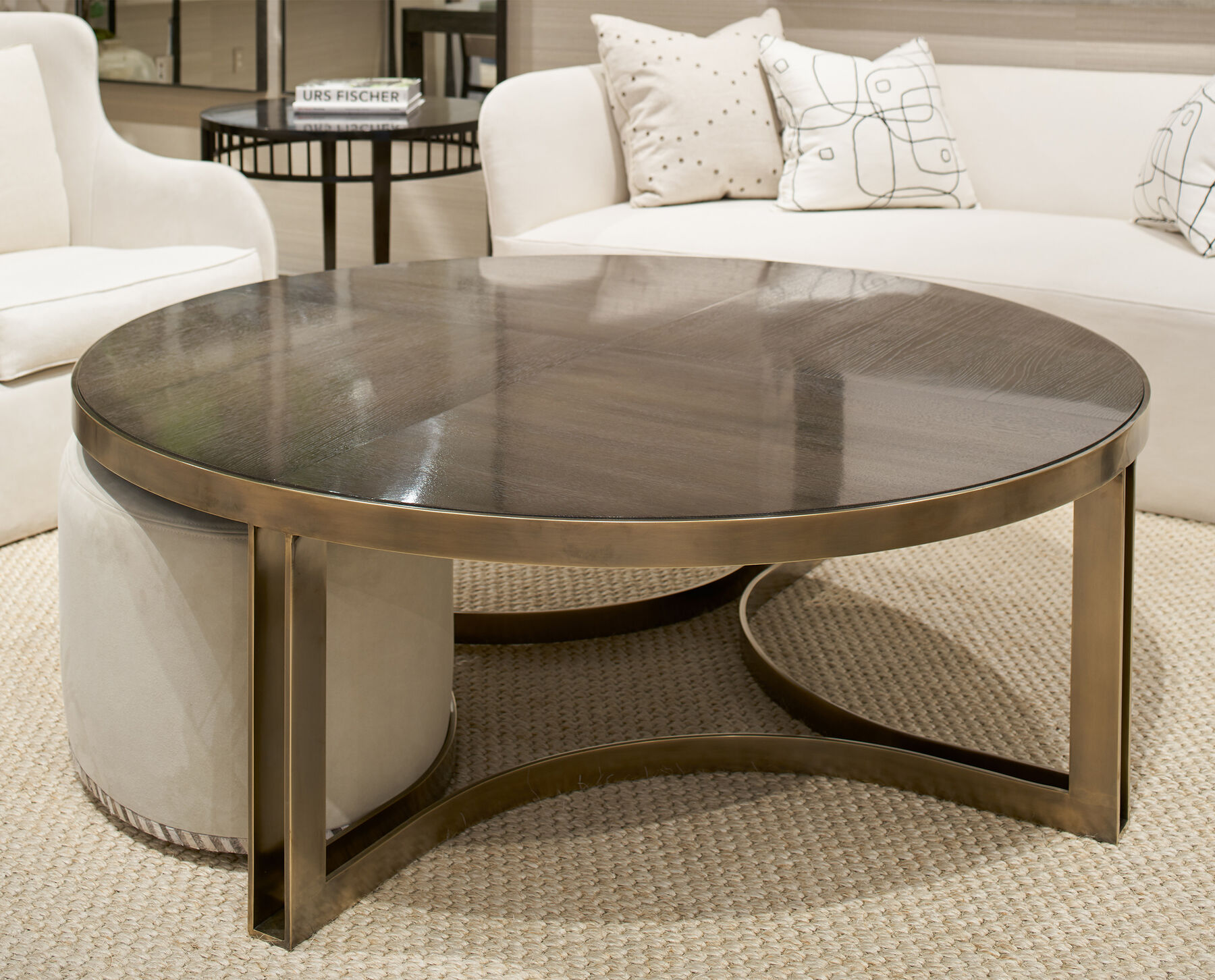 小物 ATELIER AMBOISE for conte ROMANO OVAL Etienne Ottoman oval | Gregorius Pineo